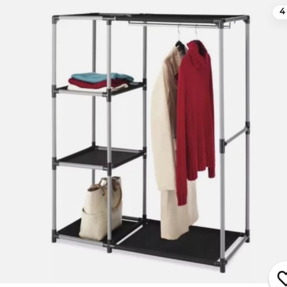 🐾Black and Gray Storage Organizer plastic and fabric🎉 - Picture 1 of 9